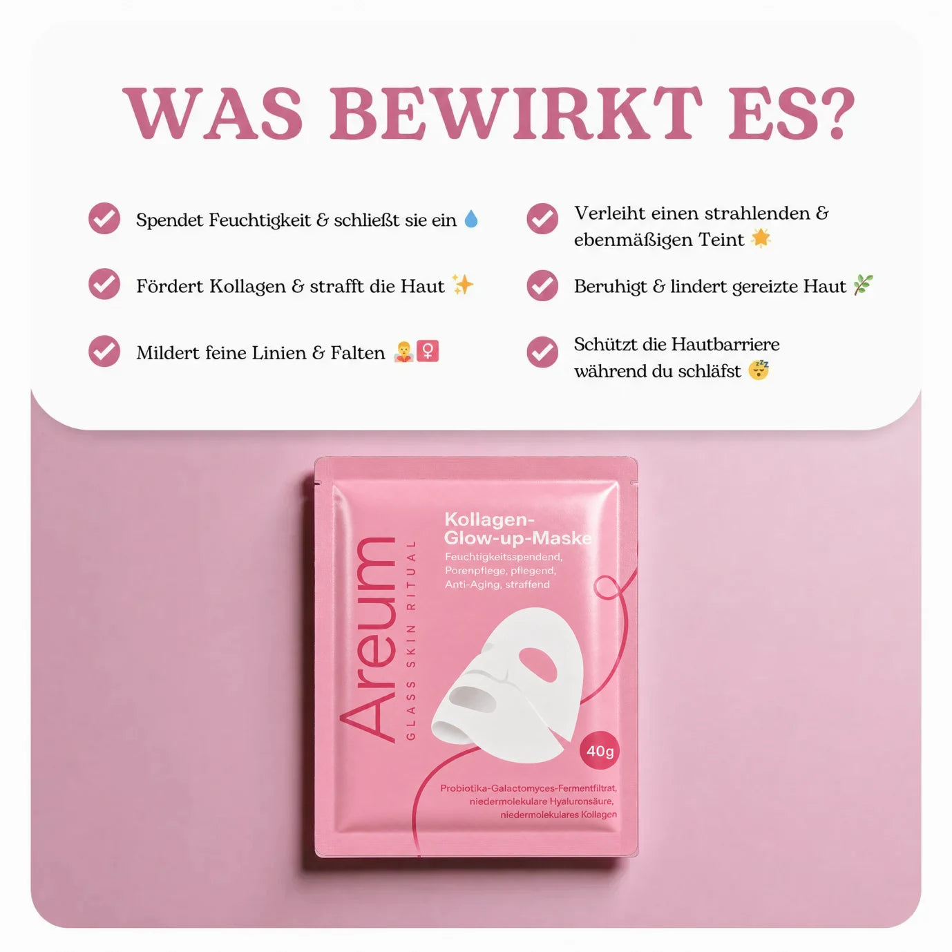 Areum Kollagen-Glow-up-Maske – Galeriebild 6