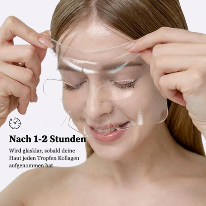 Nach 1–2 Stunden glasklar – Kollagen vollständig aufgenommen