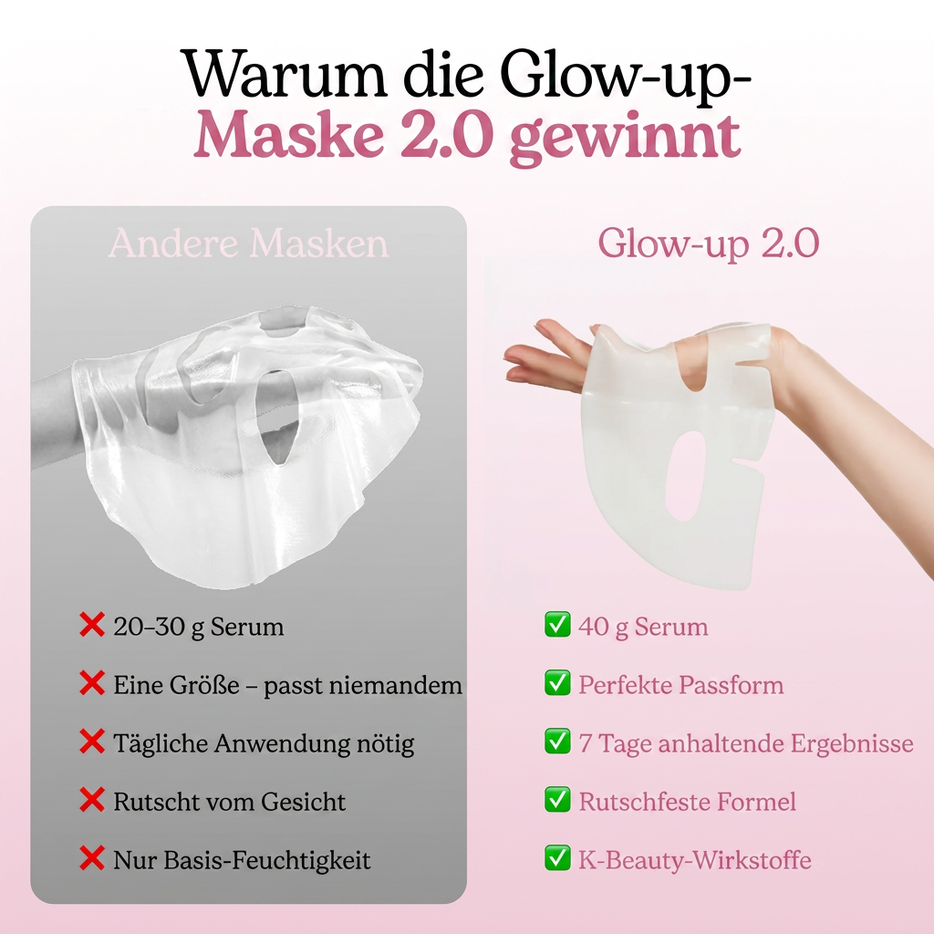 Warum die Glow-up-Maske 2.0 gewinnt – Vergleich mit anderen Masken